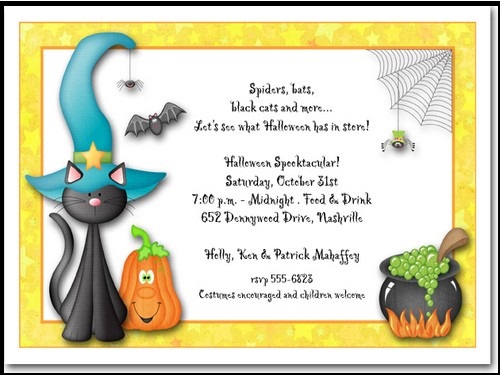 party invitation wording samples